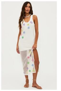 NEW Beach Riot Diana Mesh Midi Dress Size Small